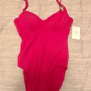 Andie Bermuda One Piece Pink Size Medium